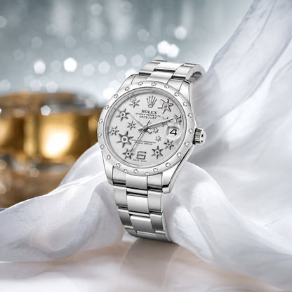 Rolex Datejust Silver Stars
