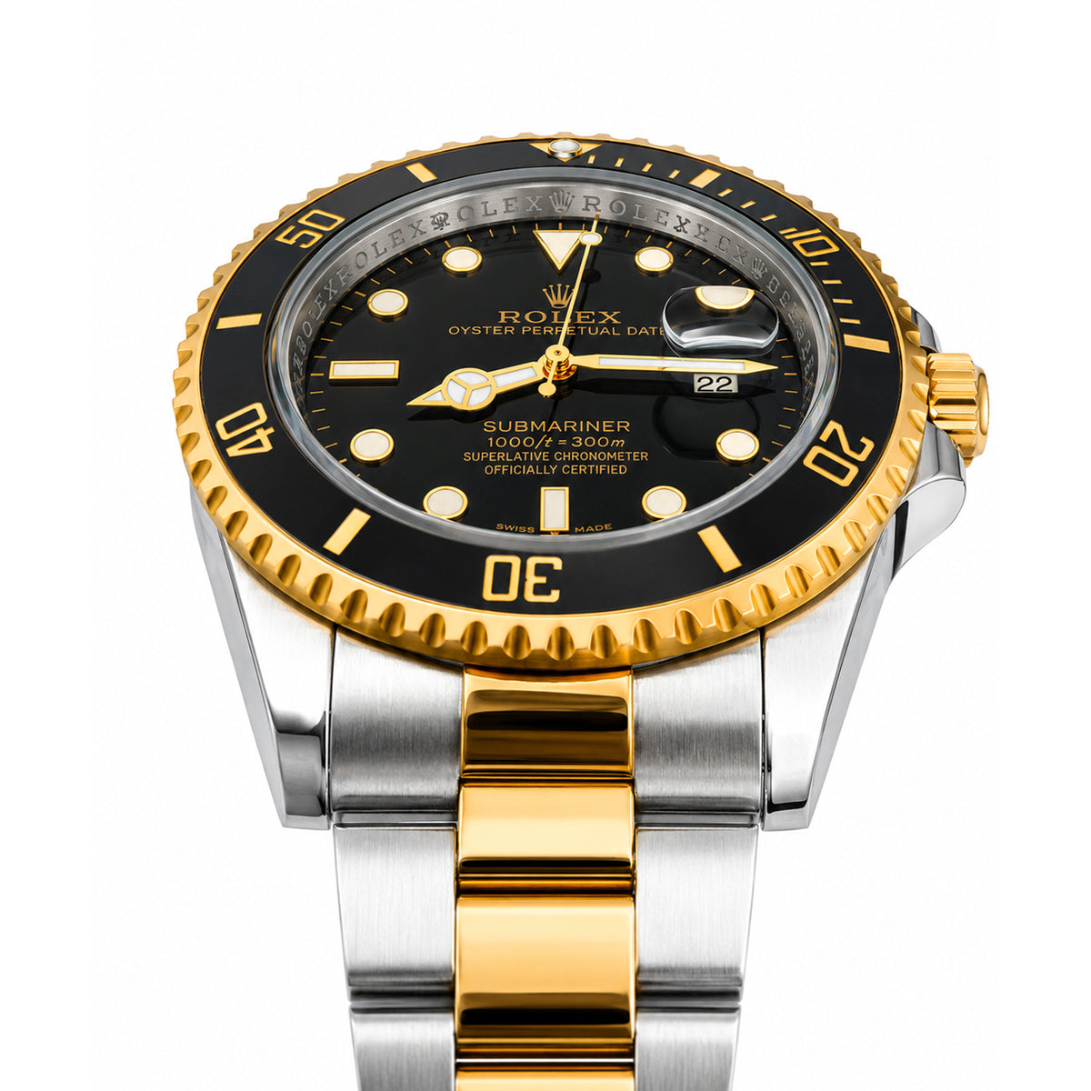 Rolex Submariner Gold & Black
