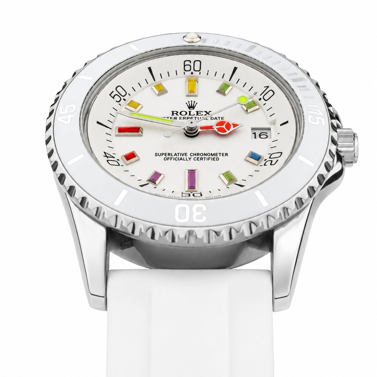 Rolex Oyster Perpetual Date White Dial