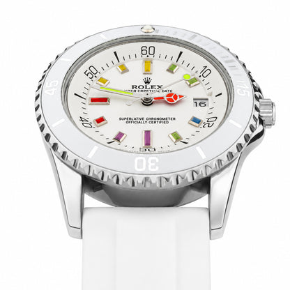 Rolex Oyster Perpetual Date White Dial