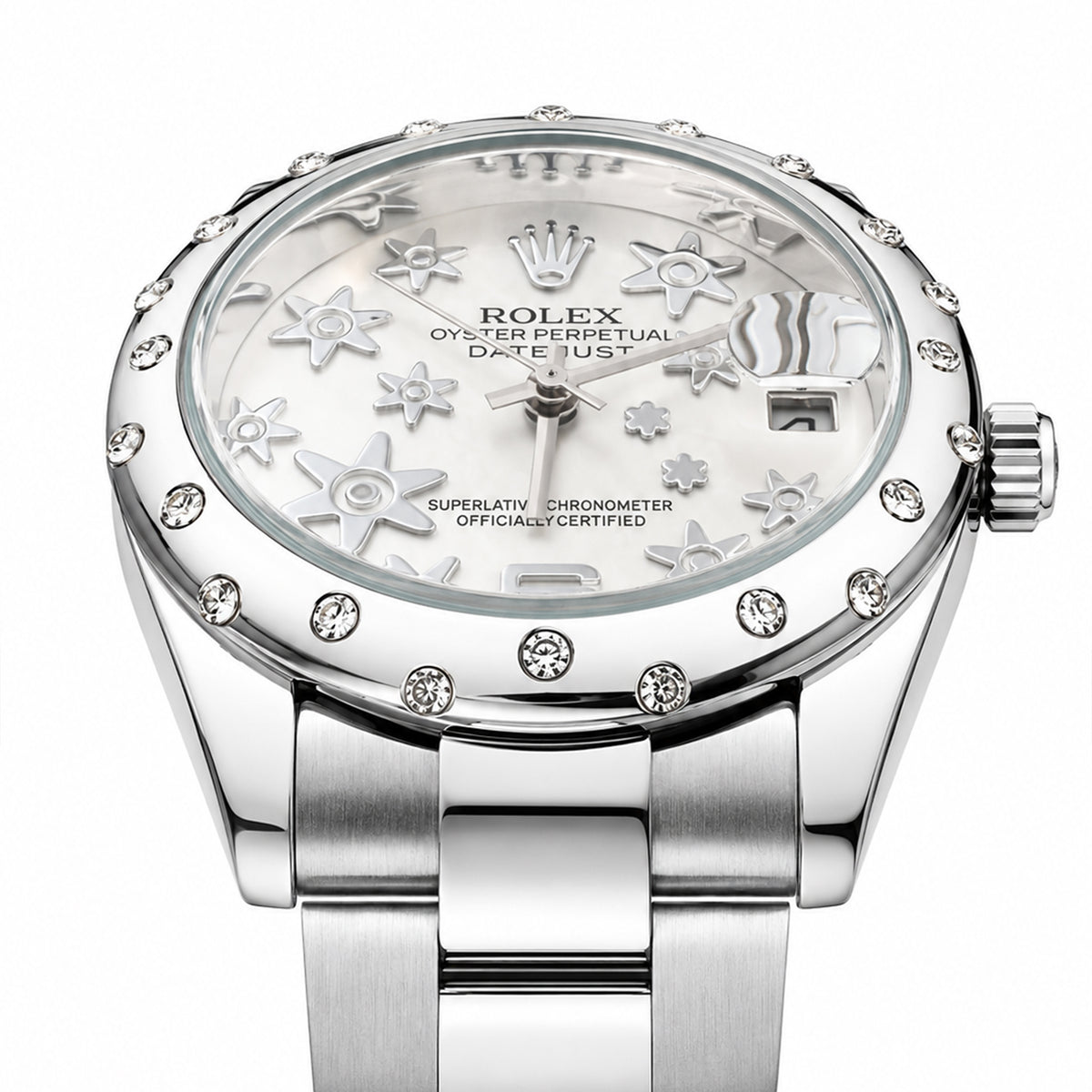 Rolex Datejust Silver Stars