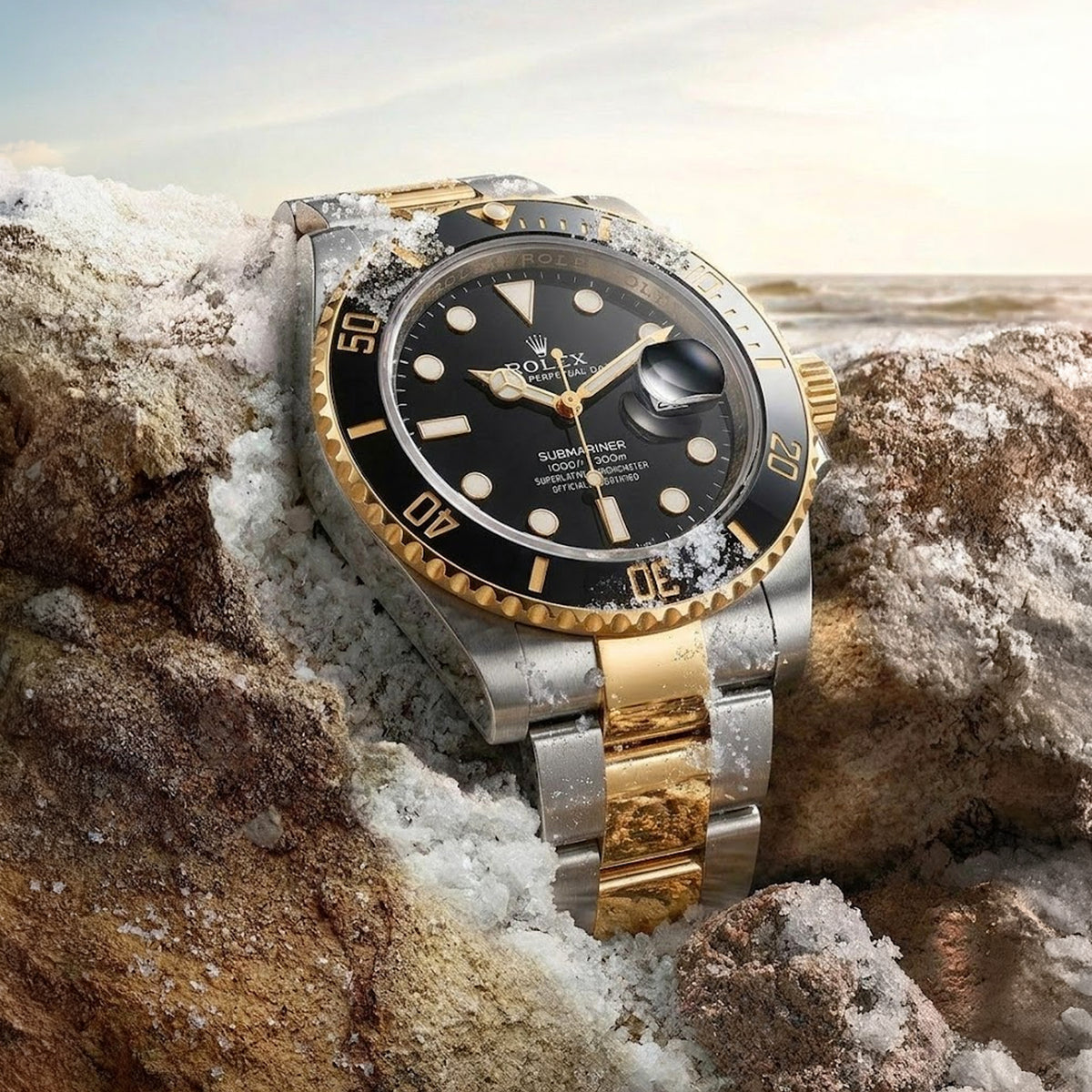 Rolex Submariner Gold & Black