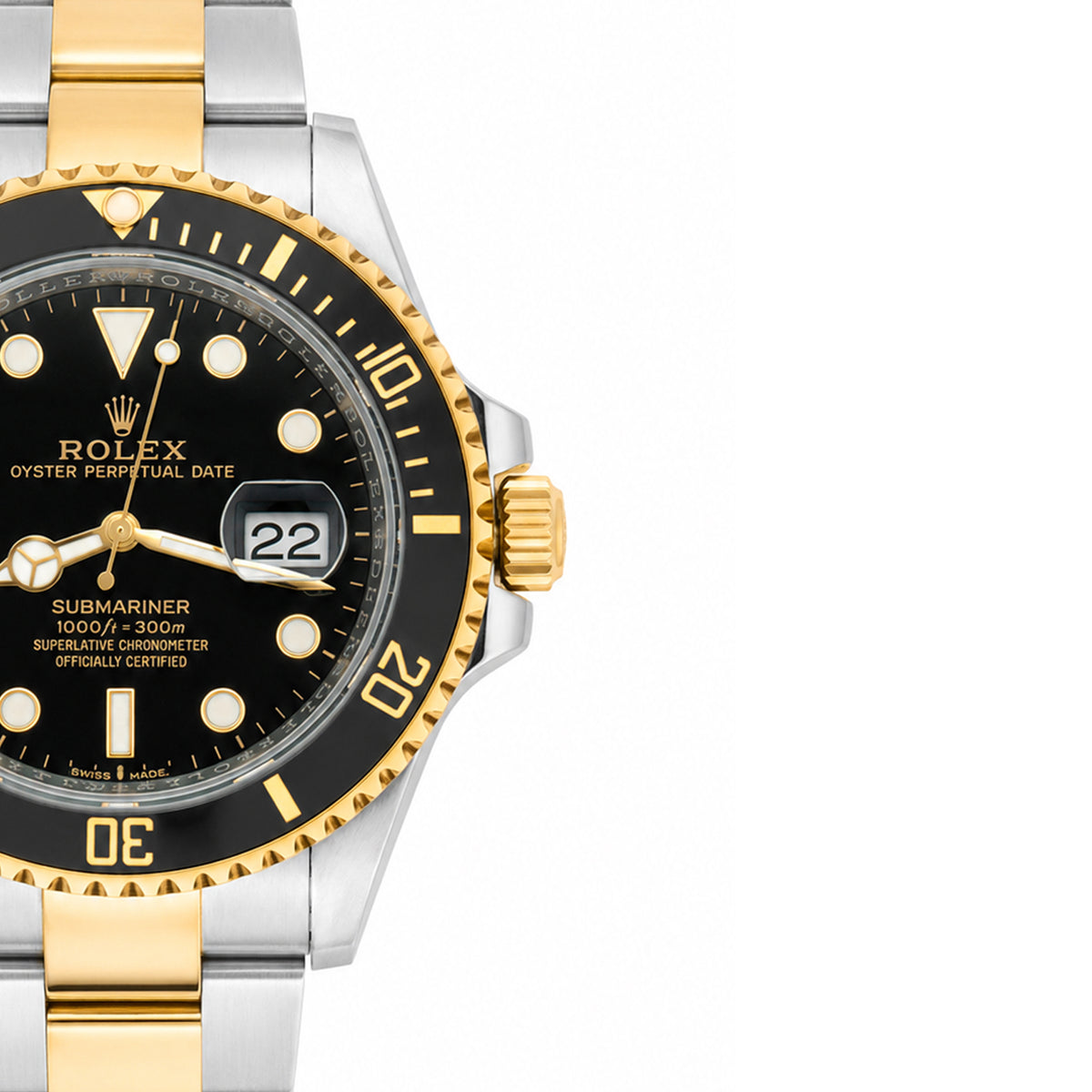 Rolex Submariner Gold & Black
