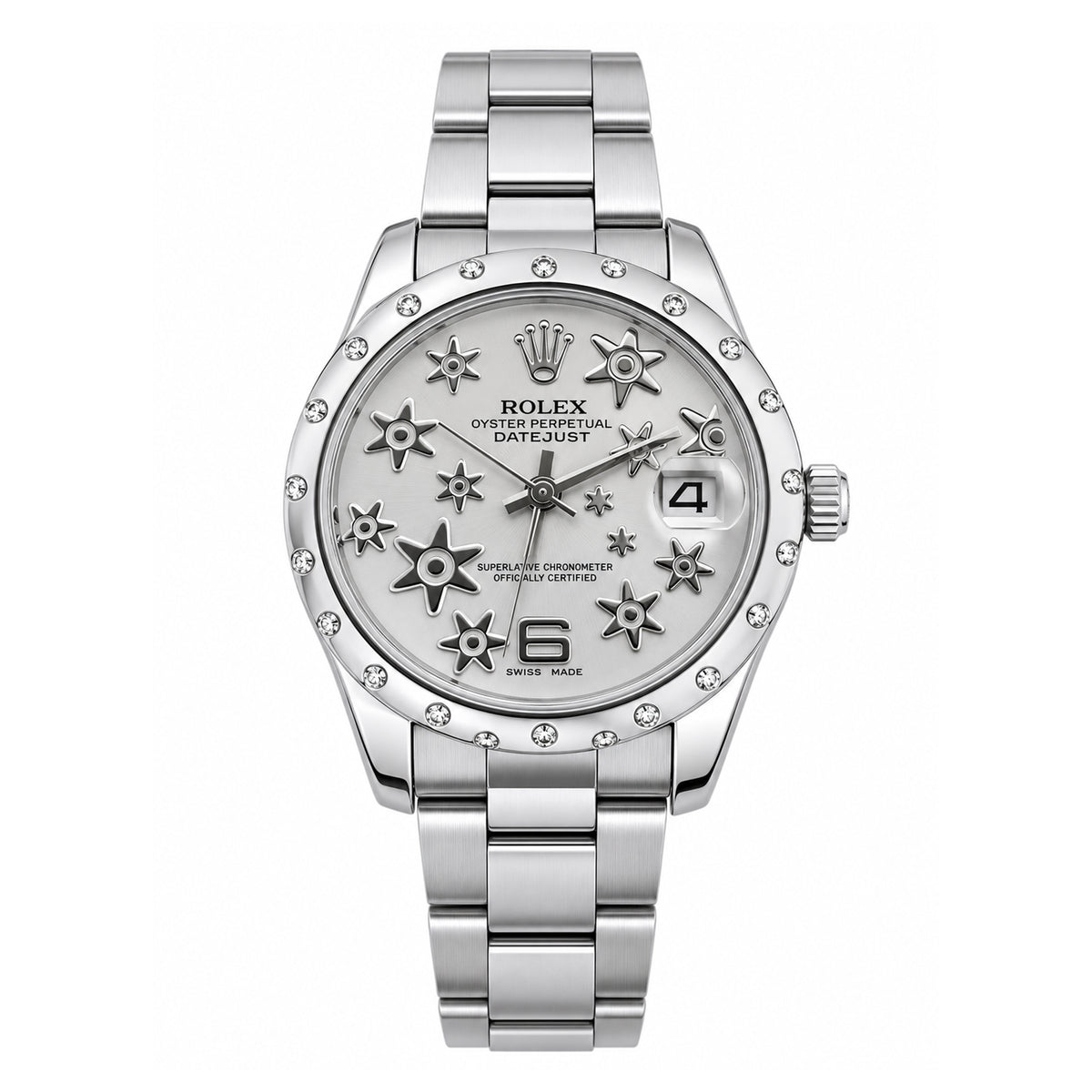 Rolex Datejust Silver Stars