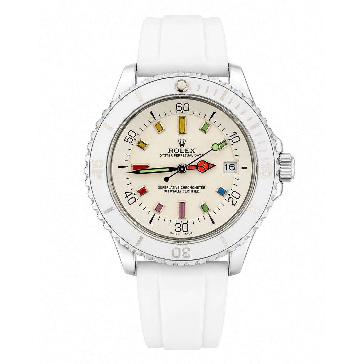 Rolex Oyster Perpetual Date White Dial