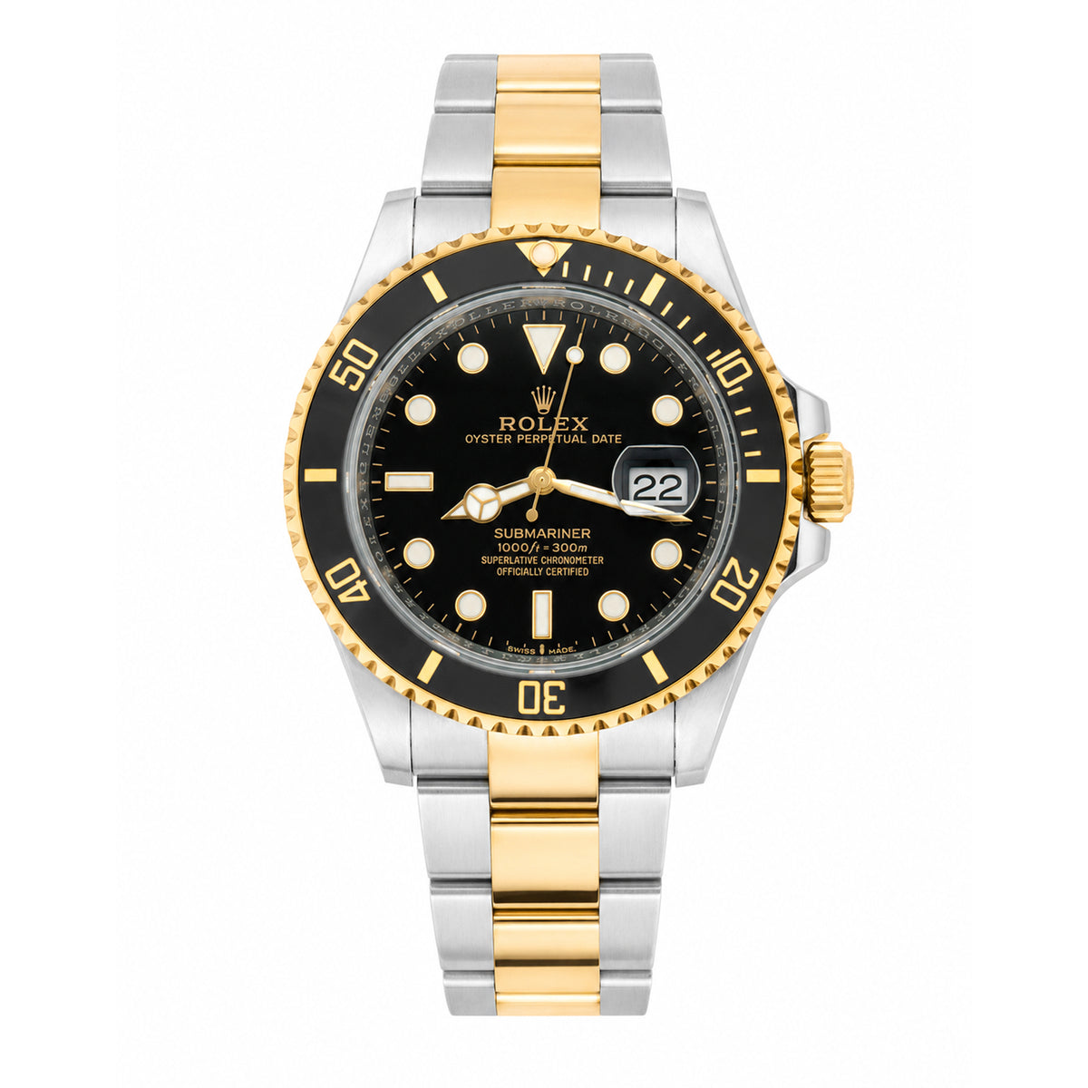 Rolex Submariner Gold & Black
